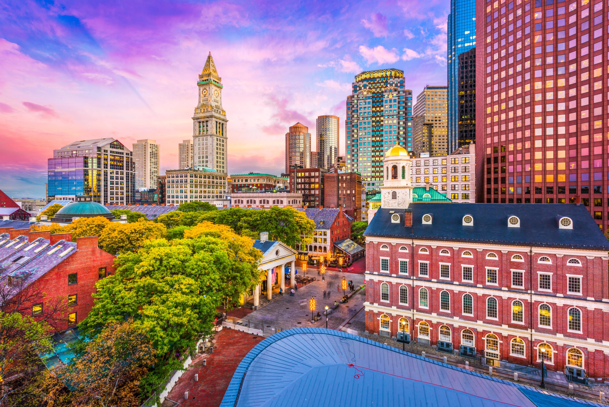 Massachusetts cityscape